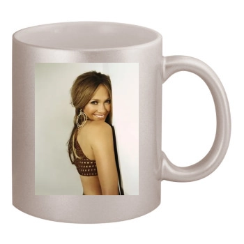 Jennifer Lopez 11oz Metallic Silver Mug