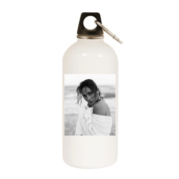 Jennifer Lopez White Water Bottle With Carabiner