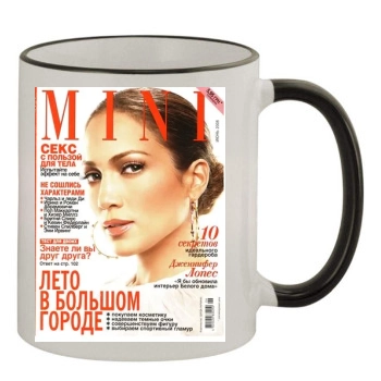 Jennifer Lopez 11oz Colored Rim & Handle Mug