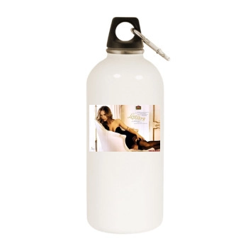 Jennifer Love Hewitt White Water Bottle With Carabiner