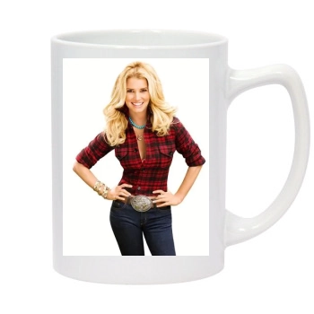 Jessica Simpson 14oz White Statesman Mug