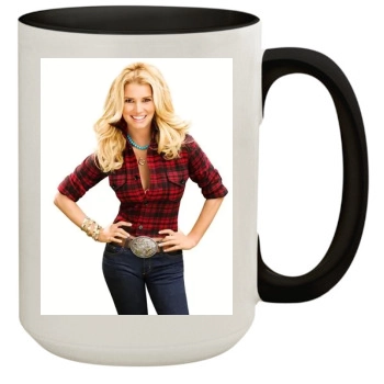 Jessica Simpson 15oz Colored Inner & Handle Mug