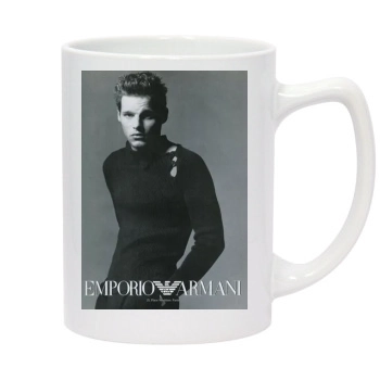 Justin Chambers 14oz White Statesman Mug