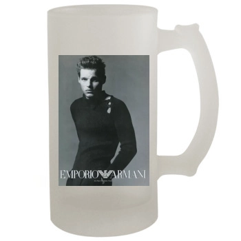 Justin Chambers 16oz Frosted Beer Stein
