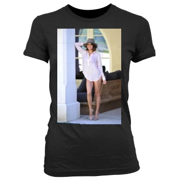 Brooke Burke Women's Junior Cut Crewneck T-Shirt