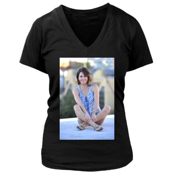 Brooke Burke Women's Deep V-Neck TShirt