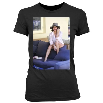 Brooke Burke Women's Junior Cut Crewneck T-Shirt