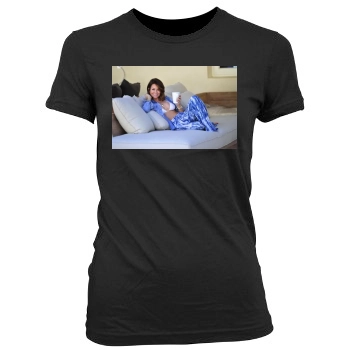 Brooke Burke Women's Junior Cut Crewneck T-Shirt