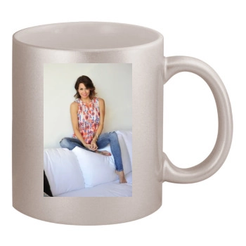 Brooke Burke 11oz Metallic Silver Mug