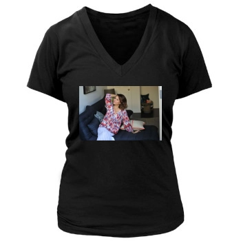 Brooke Burke Women's Deep V-Neck TShirt