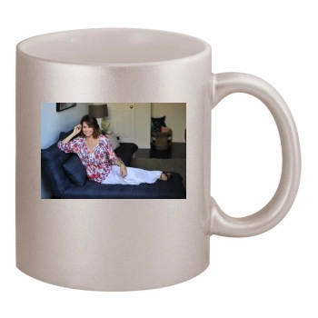 Brooke Burke 11oz Metallic Silver Mug