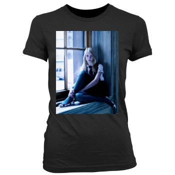 Taylor Momsen Women's Junior Cut Crewneck T-Shirt