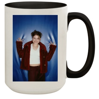 Billie Piper 15oz Colored Inner & Handle Mug