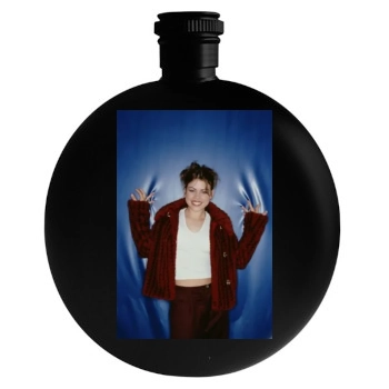 Billie Piper Round Flask