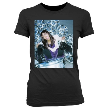 Brandy Norwood Women's Junior Cut Crewneck T-Shirt