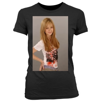 Brie Larson Women's Junior Cut Crewneck T-Shirt