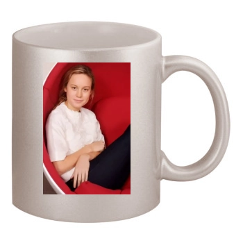 Brie Larson 11oz Metallic Silver Mug