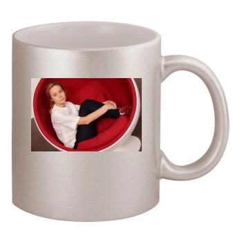 Brie Larson 11oz Metallic Silver Mug