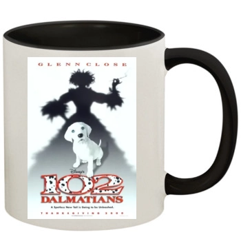 102 Dalmatians (2000) 11oz Colored Inner & Handle Mug