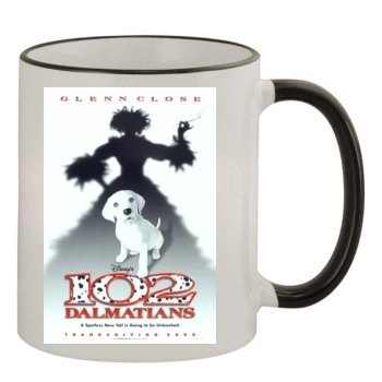 102 Dalmatians (2000) 11oz Colored Rim & Handle Mug