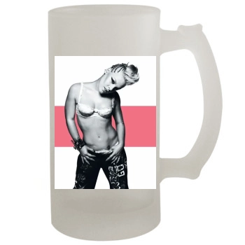 Pink 16oz Frosted Beer Stein