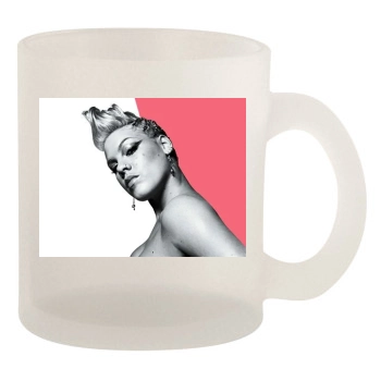 Pink 10oz Frosted Mug