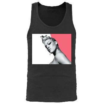 Pink Men's Tank Top