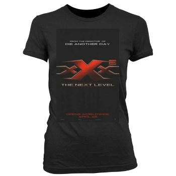 XXX: State of the Union (2005) Women's Junior Cut Crewneck T-Shirt