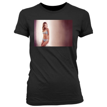 Rosie Huntington-Whiteley Women's Junior Cut Crewneck T-Shirt