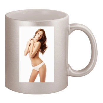 Rosie Huntington-Whiteley 11oz Metallic Silver Mug