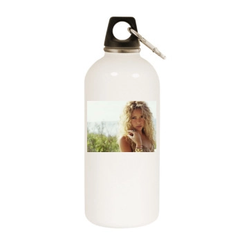 Shakira White Water Bottle With Carabiner