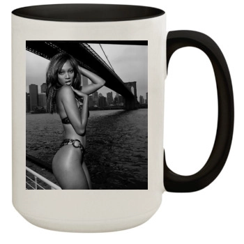 Tyra Banks 15oz Colored Inner & Handle Mug