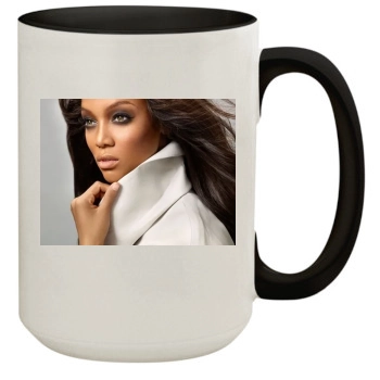 Tyra Banks 15oz Colored Inner & Handle Mug