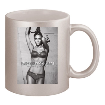 Victoria Beckham 11oz Metallic Silver Mug