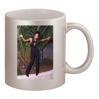 Victoria Beckham 11oz Metallic Silver Mug