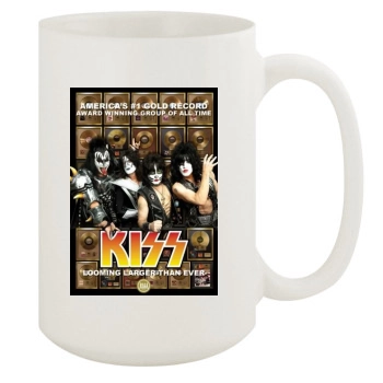 KISS 15oz White Mug