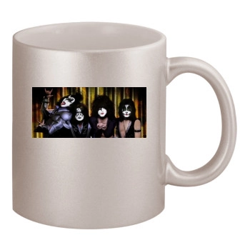 KISS 11oz Metallic Silver Mug