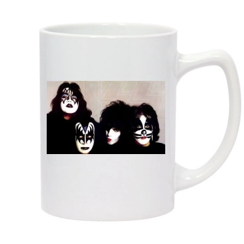 KISS 14oz White Statesman Mug