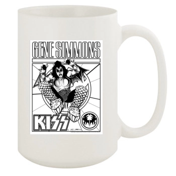 KISS 15oz White Mug