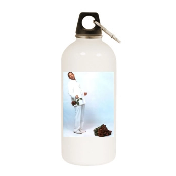 Will Smith White Water Bottle With Carabiner