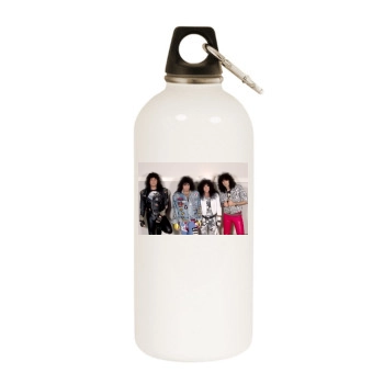 KISS White Water Bottle With Carabiner