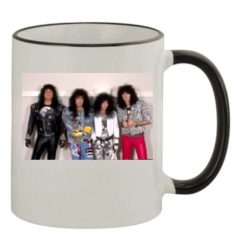 KISS 11oz Colored Rim & Handle Mug