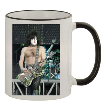 KISS 11oz Colored Rim & Handle Mug