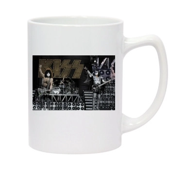 KISS 14oz White Statesman Mug