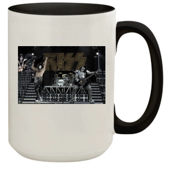 KISS 15oz Colored Inner & Handle Mug