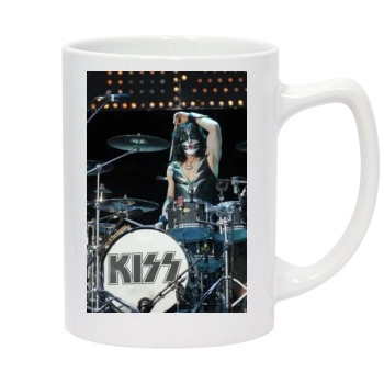 KISS 14oz White Statesman Mug