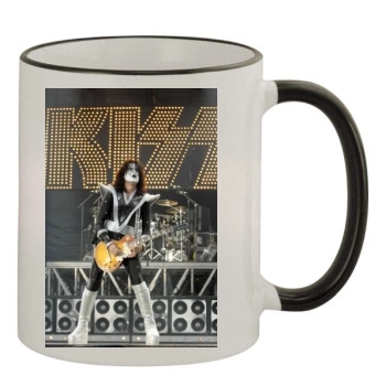 KISS 11oz Colored Rim & Handle Mug