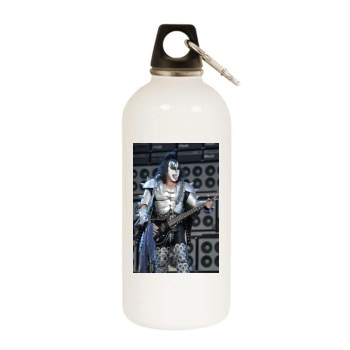 KISS White Water Bottle With Carabiner