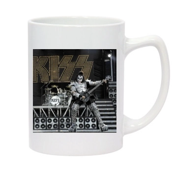 KISS 14oz White Statesman Mug