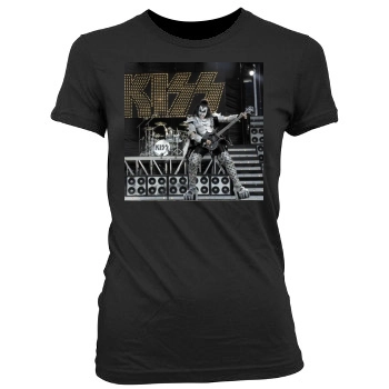 KISS Women's Junior Cut Crewneck T-Shirt